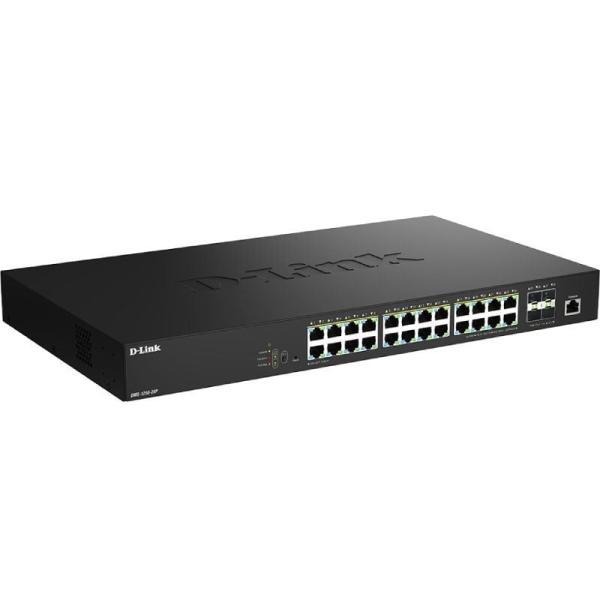 Switch D-Link DMS-1250-28P/E 28 Puertos/ RJ-45 Gigabit 10/100/1000 PoE/ SFP