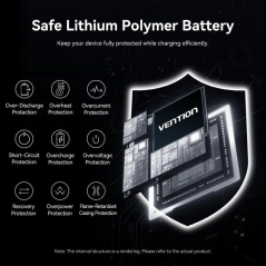 Powerbank 20000mAh Vention FHGN0/ 45W/ Beige