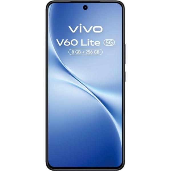 Smartphone Vivo V60 Lite 8GB/ 256GB/ 6.77'/ 5G/ Negro/ Incluye Cargador 90W y Buds