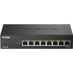 Switch D-Link DMS-108P/E 8 Puertos/ RJ-45 Gigabit 10/100/1000 PoE