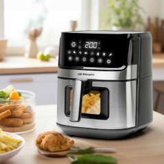 Freidora por Aire Airfryer / Sin Aceite Orbegozo FDR 6520/ 1700W/ Capacidad 6.5L