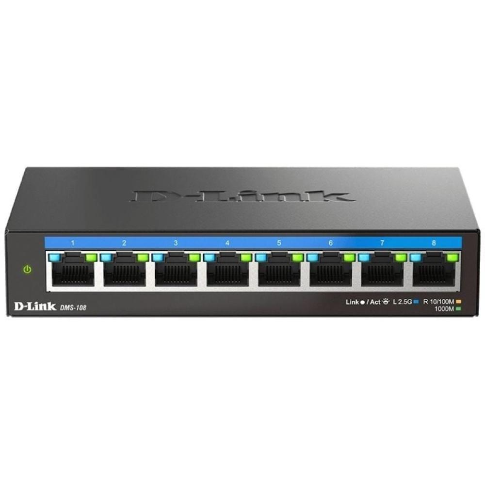 Switch D-Link DMS-108 8 Puertos/ RJ-45 10/100/1000/2.5GB