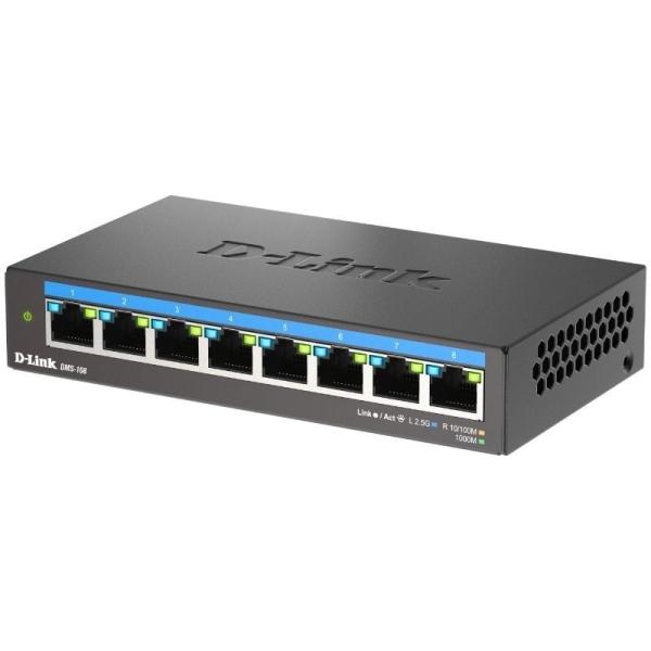 Switch D-Link DMS-108 8 Puertos/ RJ-45 10/100/1000/2.5GB