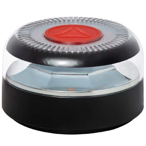 Luz baliza de emergencia para coche Thulos TH-V16-2/ Homologada/ Base Imantada/ Geolocalizable/ Funciona a Pilas/ Incluye Funda