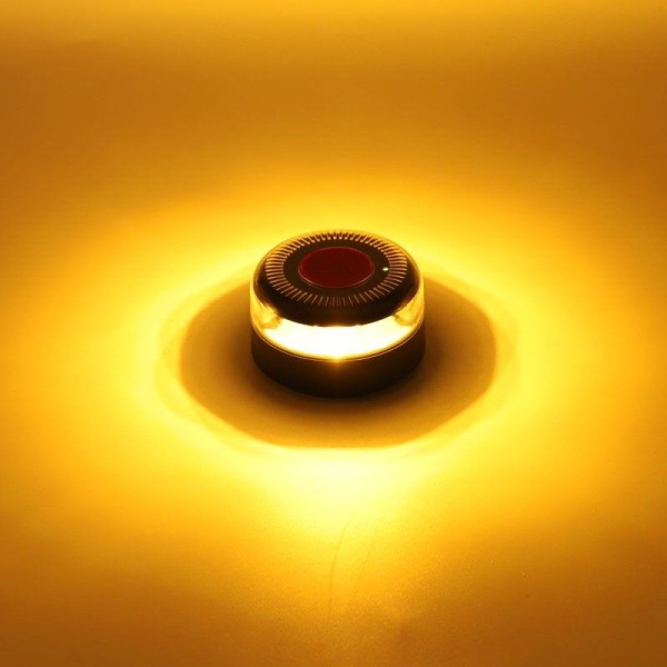 Luz baliza de emergencia para coche Thulos TH-V16-2/ Homologada/ Base Imantada/ Geolocalizable/ Funciona a Pilas/ Incluye Funda