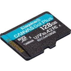 Tarjeta de Memoria Kingston CANVAS Select Plus 128GB microSD XC/ Clase 10/ 200MBs