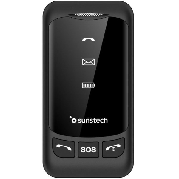 Teléfono Móvil Sunstech CELT25BK para Personas Mayores/ Negro