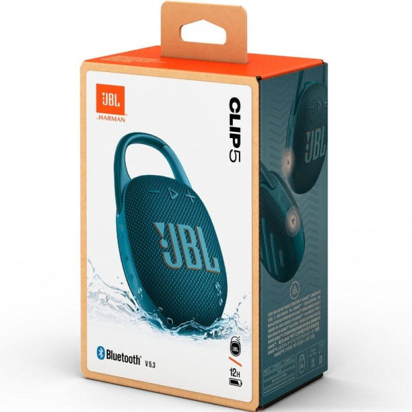 Altavoz con Bluetooth JBL Clip 5/ 7W/ 1.0/ Azul