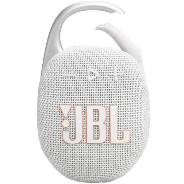 Altavoz con Bluetooth JBL Clip 5/ 7W/ 1.0/ Blanco