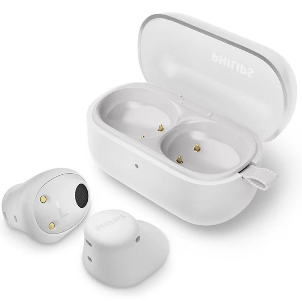 Auriculares Bluetooth Philips TAT2149 con estuche de carga/ Autonomía 6h/ Blancos