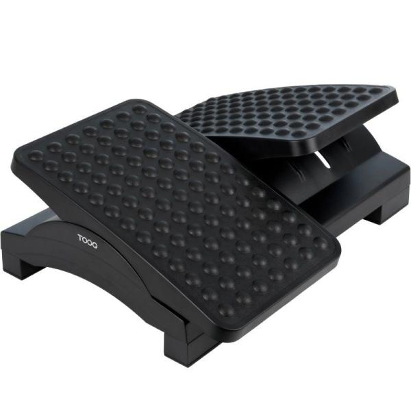 Reposapiés Ajustable/ Inclinable TooQ TQFR0604-B/ 430 x 320 x 105-130 mm