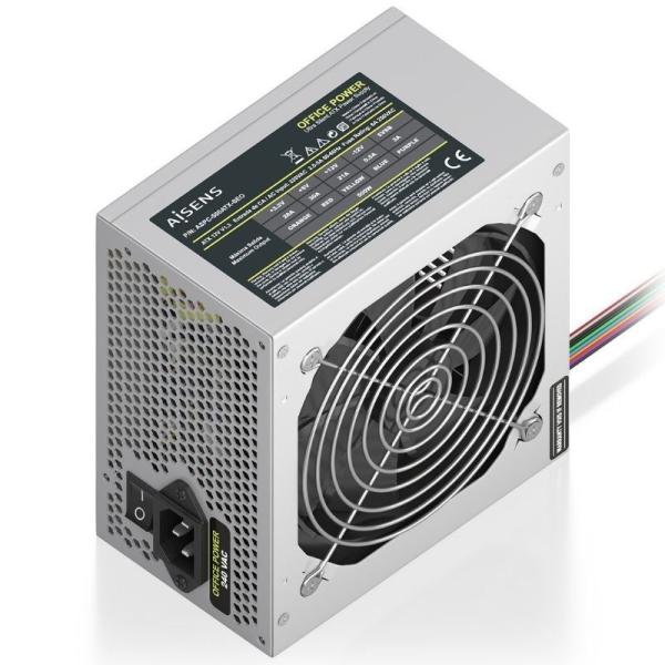 Fuente de Alimentación Aisens ASPC-500ATX-SEO/ 500W/ Ventilador 12cm