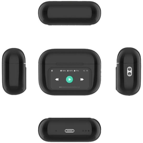 Auriculares Bluetooth Qubo TWS-400BK con estuche de carga/ Autonomía 4h/ Negros