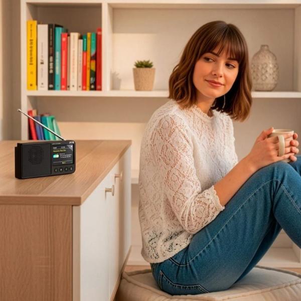 Radio Portátil SPC Jetty Lite Dab+/ Negra