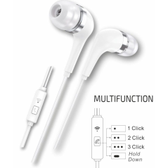 Auriculares Intrauditivos Tech One Tech earTECH TEC1304/ con Micrófono/ USB Tipo-C/ Blancos