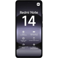 Smartphone Xiaomi Redmi Note 14 8GB/ 128GB/ 6.67'/ Negro