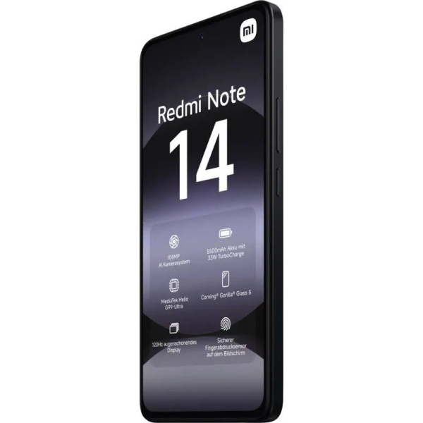 Smartphone Xiaomi Redmi Note 14 8GB/ 128GB/ 6.67'/ Negro