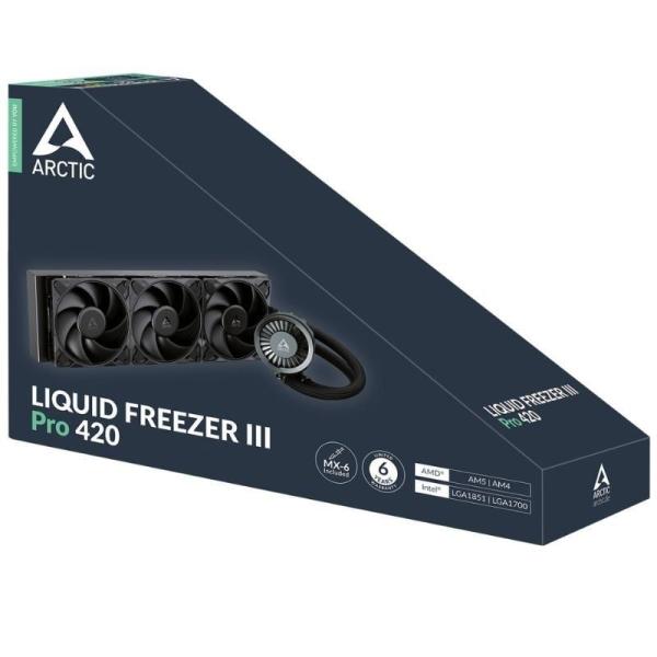 Sistema de Refrigeración Líquida Arctic Liquid Freezer III Pro 420/ Negro