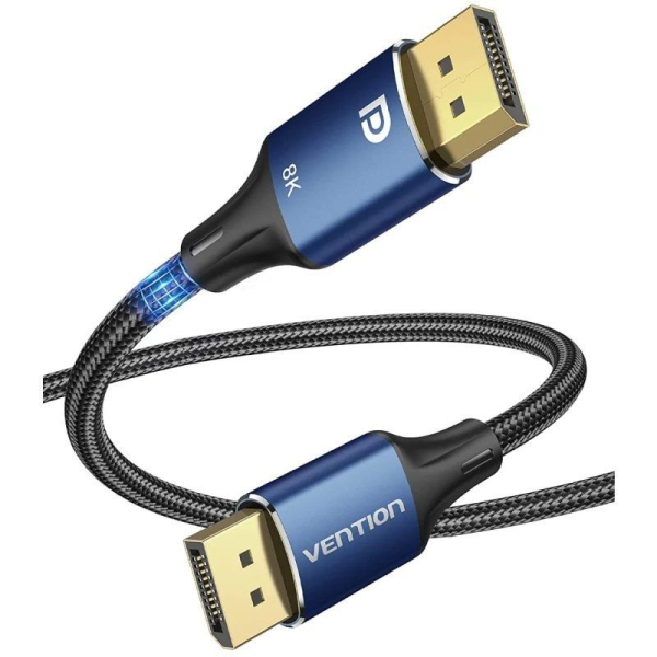 Cable Vention HCELH/ DisplayPort Macho - DisplayPort 8K Macho/ 2m/ Azul