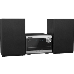 Microcadena con bluetooth Panasonic SC-PM270/ 40W/ Negro y Plata