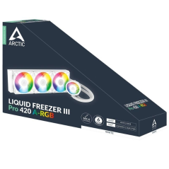 Sistema de Refrigeración Líquida Arctic Liquid Freezer III Pro 420 A-RGB/ Blanco