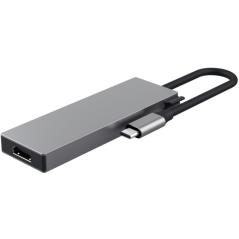 Docking USB Tipo-C Trust Dalyx/ 2xUSB/ 1xHDMI 4K/ 2xUSB Tipo-C/ Gris