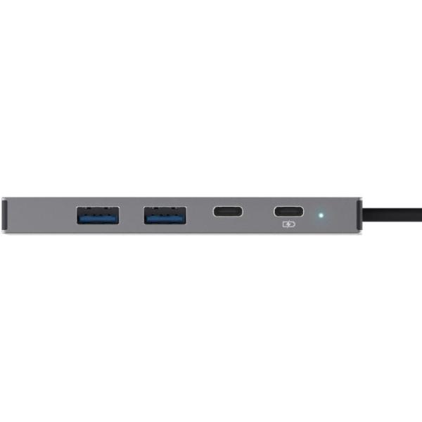 Docking USB Tipo-C Trust Dalyx/ 2xUSB/ 1xHDMI 4K/ 2xUSB Tipo-C/ Gris