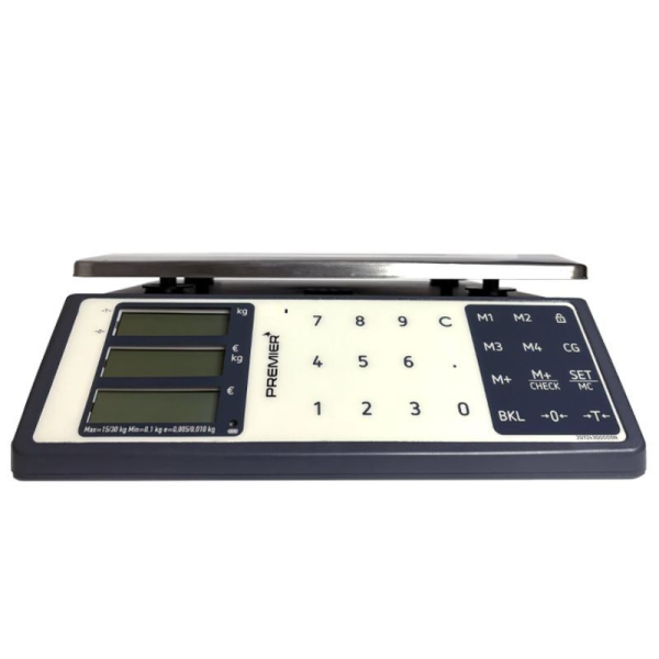 Balanza Premier SC-One/ hasta 30kg/ Azul y Blanca