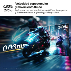 Monitor Gaming LG UltraGear 27GX704A-B 27'/ QHD/ 0.03ms/ 240Hz/ OLED/ Regulable en Altura/ Negro