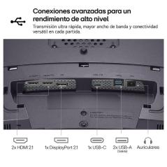 Monitor Gaming Curvo LG UltraFine 45GX950A-B 45'/ 5K2K/ 0.03ms/ 330Hz/ OLED/ Multimedia/ Regulable en altura/ Negro