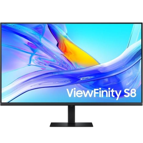 Monitor Profesional Samsung ViewFinity S8 S80UD S37D800UAU 37'/ 4K/ Regulable en altura/ Negro