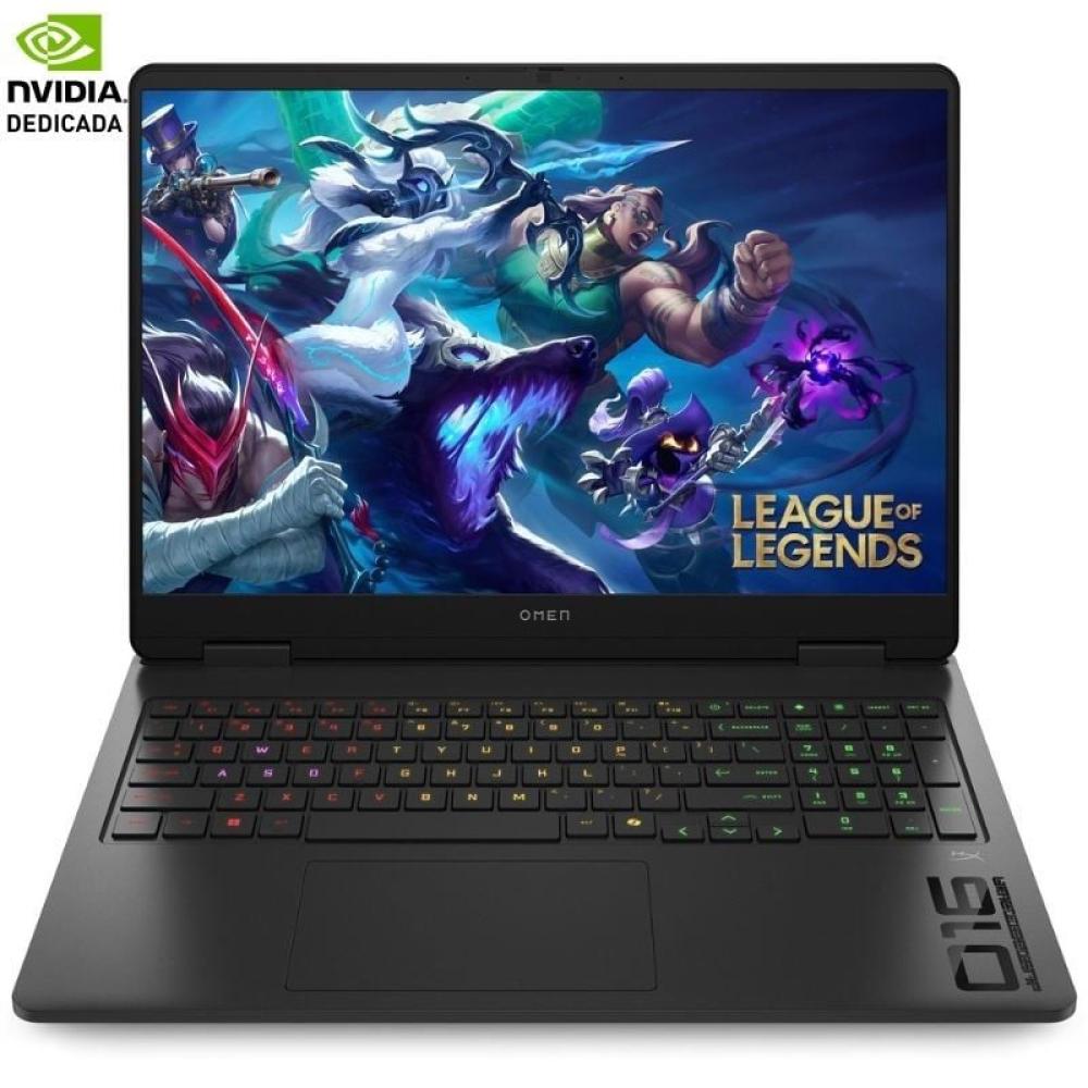 Portátil Gaming HP Omen 16-AN0013NS Intel Core Ultra 9-285H/ 32GB/ 1TB SSD/ GeForce RTX 5060/ 16'/ Sin Sistema Operativo
