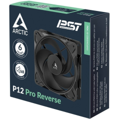 Ventilador Arctic P12 Pro Reverse/ 12cm/ Negro