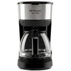 Cafetera de Goteo Orbegozo CG 4506/ 6 Tazas/ Negra y Plata