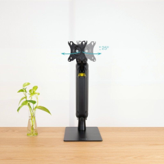 Soporte de Mesa para Monitor TooQ DB1741TN-B/ Giratorio/ Inclinable/ hasta 8kg