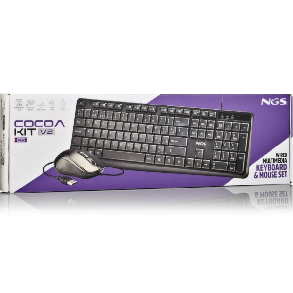 Teclado y Ratón NGS Cocoa KIT V2
