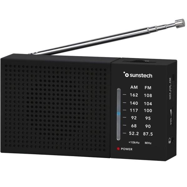 Radio Portátil Sunstech RPS412/ Negra