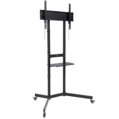 Soporte de Suelo Inclinable con Ruedas TooQ KEFRÉN FS1150M-B para TV de 37-70'/ hasta 70kg