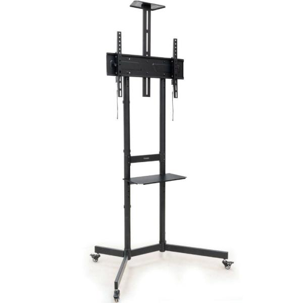 Soporte de Suelo Inclinable con Ruedas TooQ NEFERTITI FS1151M-B para TV de 37-70'/ hasta 70kg