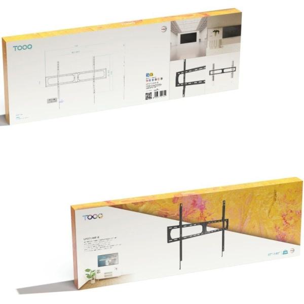 Soporte de Pared Fijo TooQ LP37140F-B para TV de 37-140'/ hasta 125kg