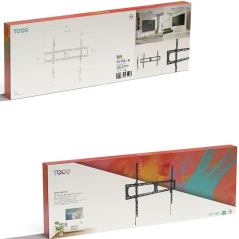 Soporte de Pared Inclinable TooQ LP37140T-B para TV de 37-140'/ hasta 125kg