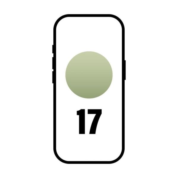 Smartphone Apple iPhone 17 256GB/ 6.3'/ 5G/ Verde salvia