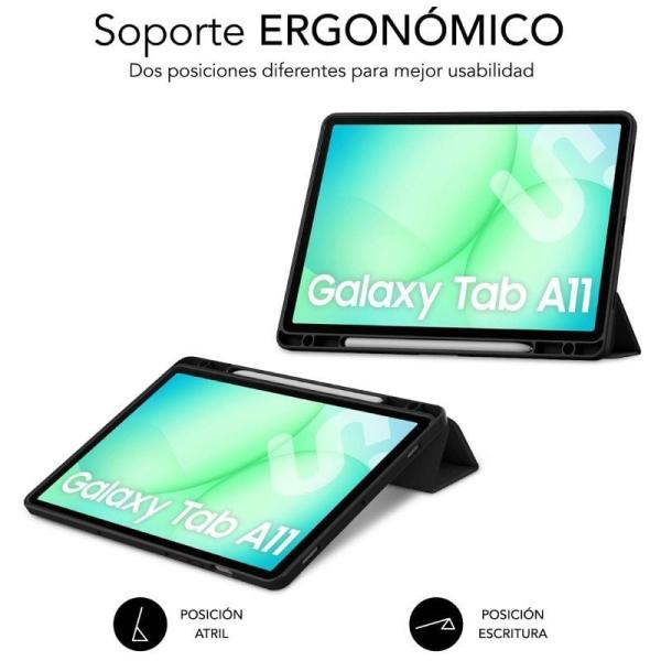 Funda Subblim Clear Shock Case para Samsung A11 8.7'/ Negra