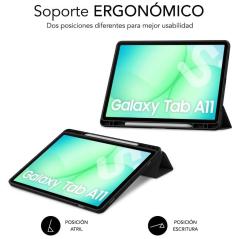 Funda Subblim Clear Shock Case para Samsung A11 8.7'/ Negra