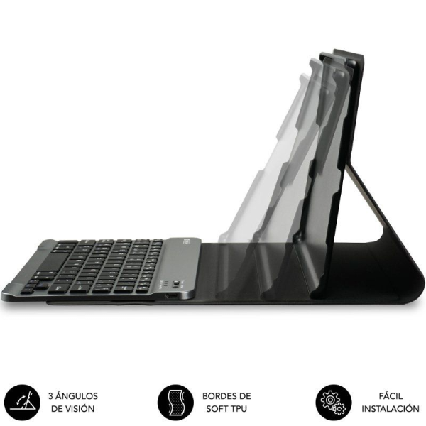 Funda con Teclado Subblim KeyTab Pro BT para Tablets Samsung Galaxy A11+/ Negra