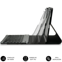 Funda con Teclado Subblim KeyTab Pro BT para Tablets Samsung Galaxy A11+/ Negra
