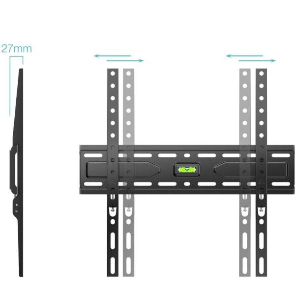Soporte de Pared Fijo TooQ LP1030F-B para TV de 32-75'/ hasta 45kg