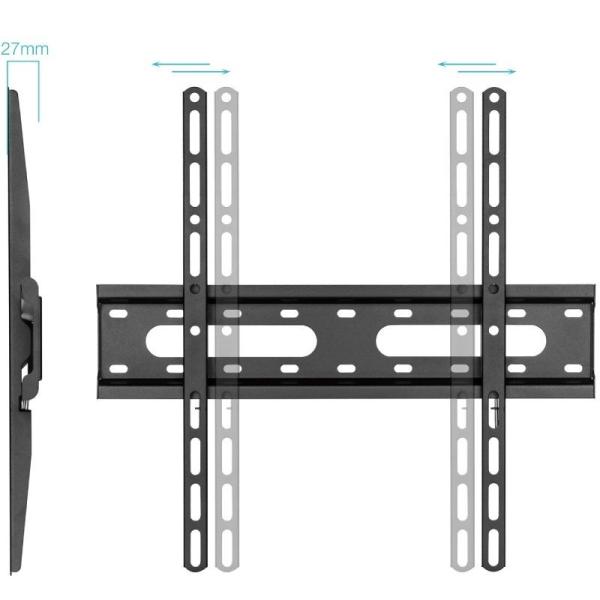 Soporte de Pared Fijo TooQ LP1072F-B para TV de 32-70'/ hasta 45kg