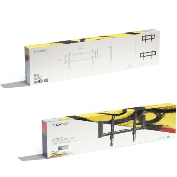 Soporte de Pared Fijo TooQ LP1073F-B para TV de 32-70'/ hasta 75kg