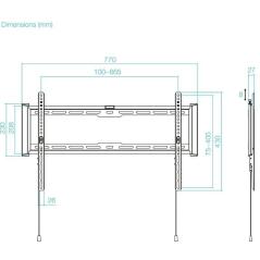 Soporte de Pared TooQ LP1083F-B para TV de 37-80'/ hasta 75kg